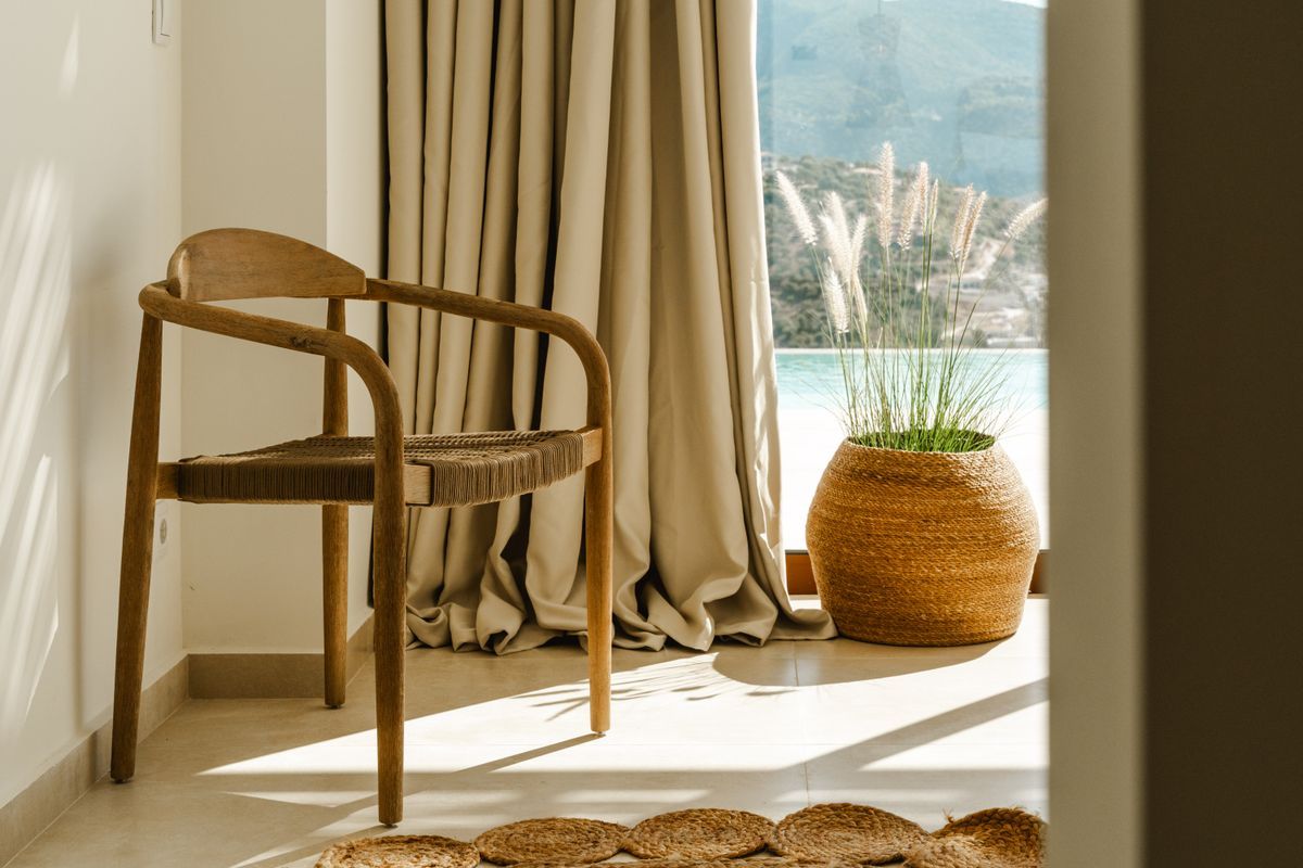 Bedroom interior with premium linens at Villa Mulberry